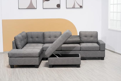 Western Bonded Leather Corner Sofa