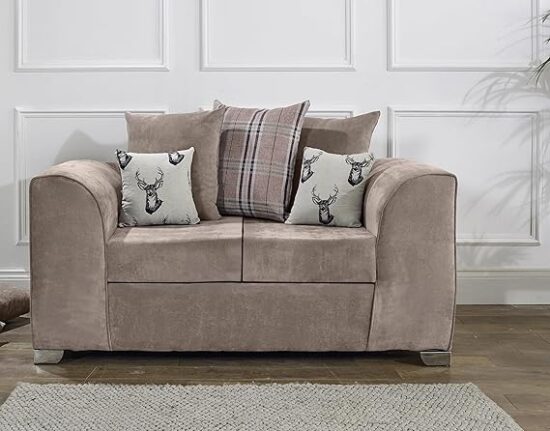 Luxury Suede Fabric Sofa