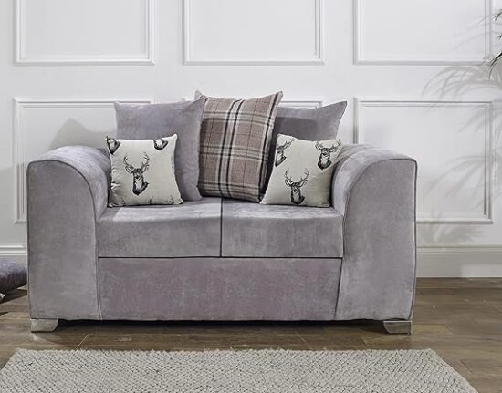 Luxury Suede Fabric Sofa