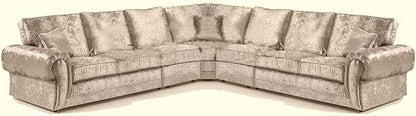 Crushed Velvet Corner Sofas