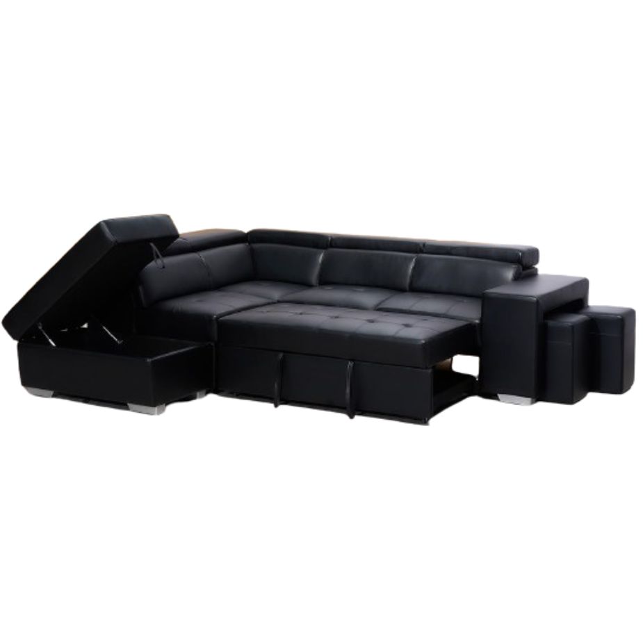modern black sofa bed