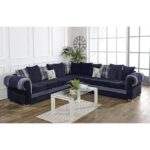 Grey Jumbo Cord Fabric sofas
