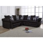 Oakland Black Leather Sofa