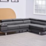 Classic Grey Corner Sofa